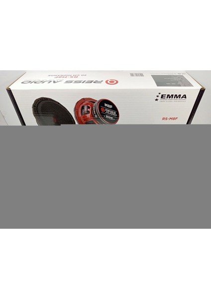 Midrange 20CM - 300W RS-M8F 20CM Midrange Hoparlör - Sticker Hediyeli