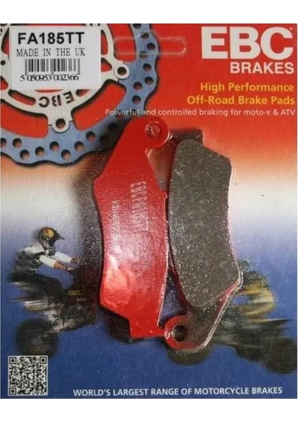 Suzukı Rm 125 1996 ve Sonrası Ebc Cross Yarı Sinter Arka Fren Balata