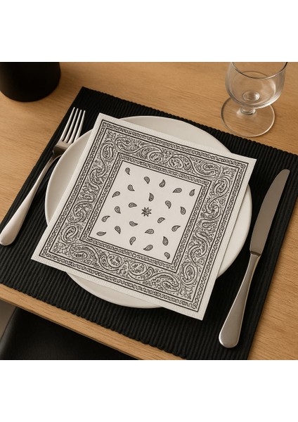 Desenli Decor Peçete 20'li