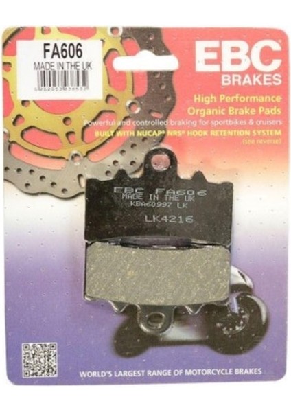 Ktm Rc 200 Ebc Organik Ön Fren Balata