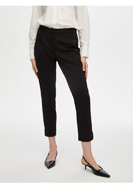 Slim Fit Örme Pantolon B00053-1 modelleri