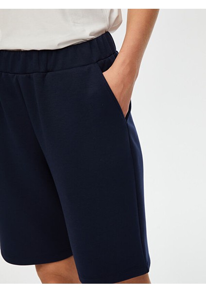 Normal Bel Regular Fit Şort B00062-1