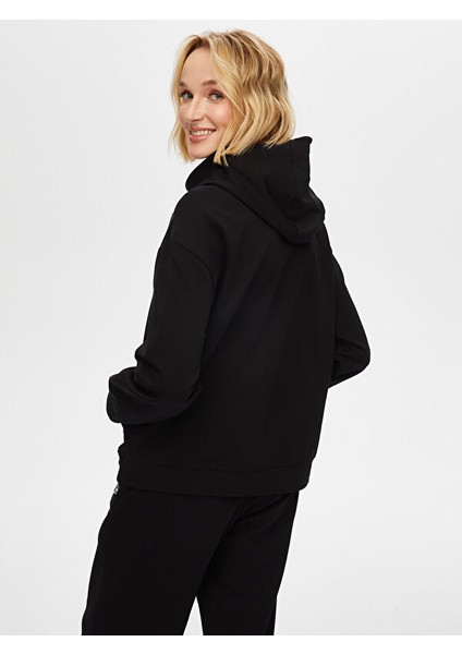 Boncuk ve Nakış Detaylı Kapişonlu Eşofman Üst S25ESU002 fırsatları