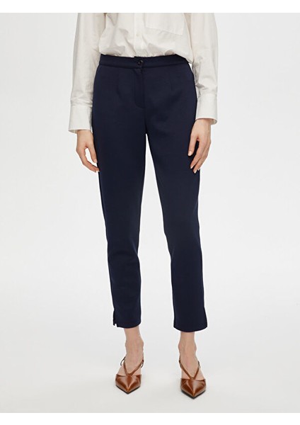 Slim Fit Örme Pantolon B00053-1