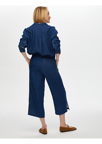 Yıkamalı Müslin Yırtmaçlı Capri S25CPR004 indirimleri