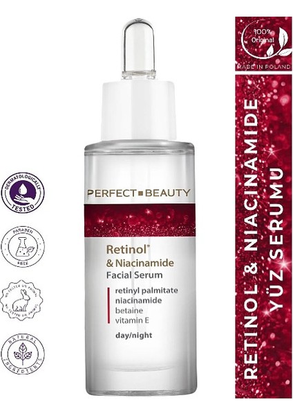 Beauty Perfect Retinol & Niacinamide Yüz Serumu 30 ml
