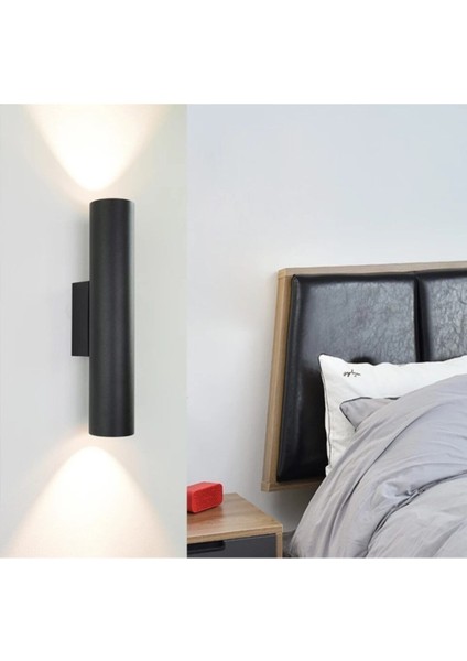 Retro Rustik Duvar Aplik Cift Yönlü LED Aplik Gün Işı LED Ampul Dahil