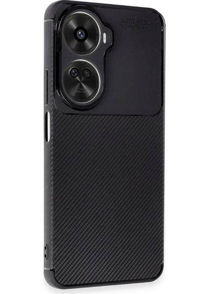Huawei Nova 12 Se Kılıf Negro Karbon Kamera Korumalı Silikon Siyah