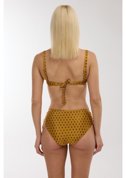 5605 Gold Simli Toparlayıcı Bikini Takımı modelleri