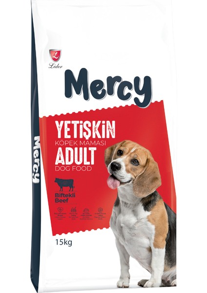 Biftekli Yetişkin Köpek Maması 15 kg