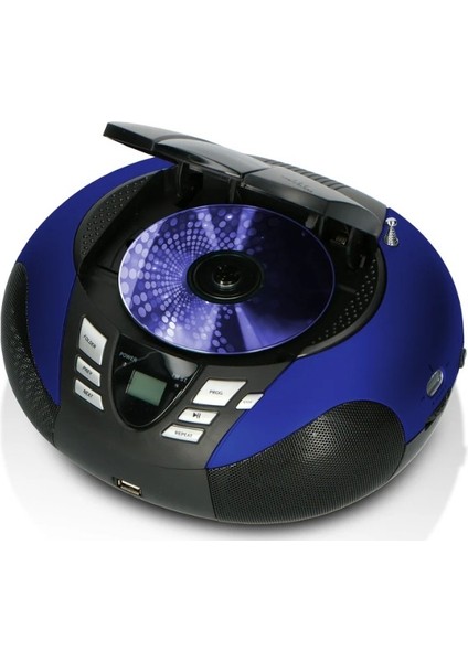 Scd-37 USB Mavi - Taşınabilir Fm Radyo Cd'si ve USB Oynatıcı - Mavi