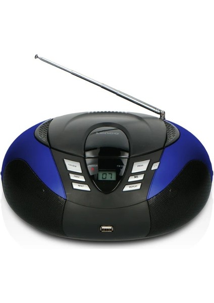 Scd-37 USB Mavi - Taşınabilir Fm Radyo Cd'si ve USB Oynatıcı - Mavi