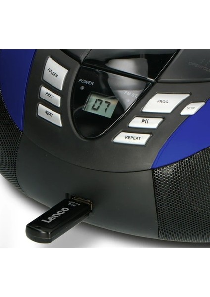 Scd-37 USB Mavi - Taşınabilir Fm Radyo Cd'si ve USB Oynatıcı - Mavi