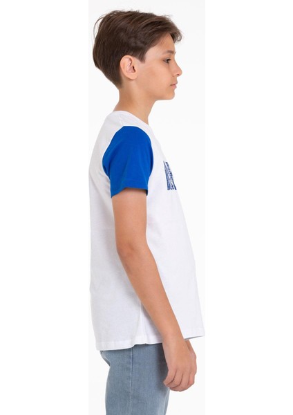 Kısa Kol Beyaz Renk Erkek Çocuk Tshirt fırsatları
