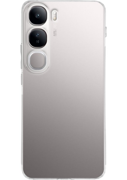 Vivo V40 Lite ile Uyumlu Kapak Kamera Korumalı Süper Silikon Şeffaf Kılıf