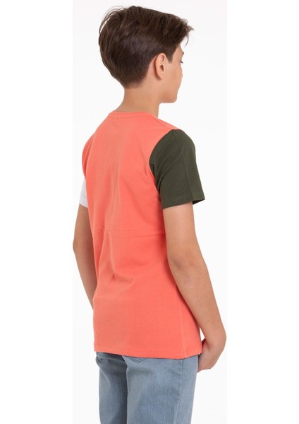 Kısa Kol Taba Renk Erkek Çocuk Tshirt fırsatları