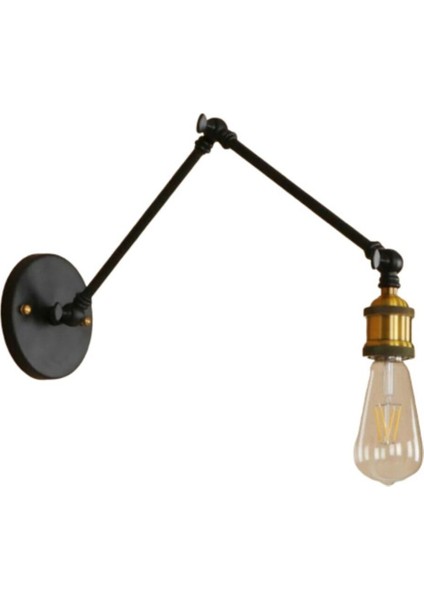 Modern hareketli metal aplik, şık ve fonksiyonel duvar dekoru, beyaz renk