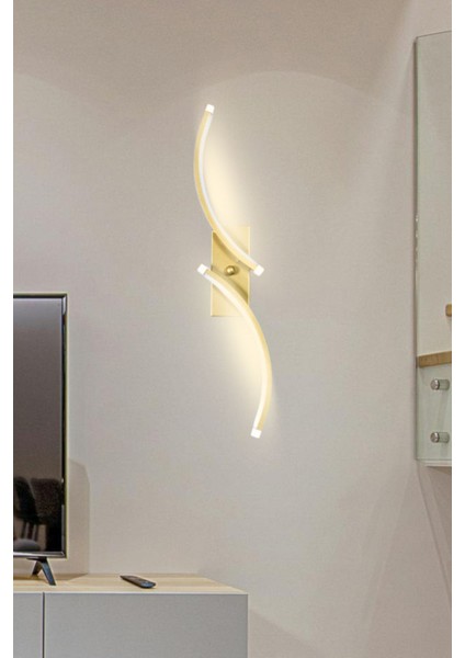 Renkli metal duvar aplikleri, modern ve estetik aydınlatma çözümleri, sarı renkli, GU10 duyli