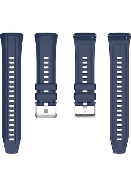 Huawei Watch Gt5 Pro 46MM Yumuşak Esnek Yapılı Silikon Kordon Strap Kayış