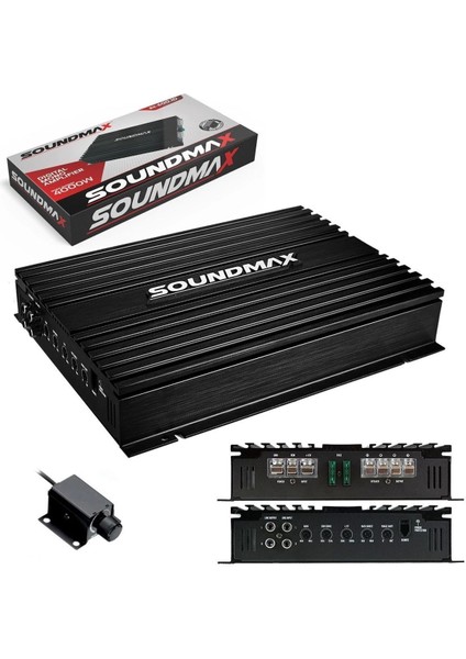 SX-600.1D Mono Amfi Bas Kontrollü