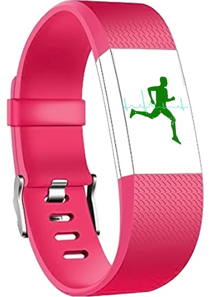 Fıt Charge 2 Için Kare Desenli Askı, 10.5x8.5cm Kırmızı (Yurt Dışından)