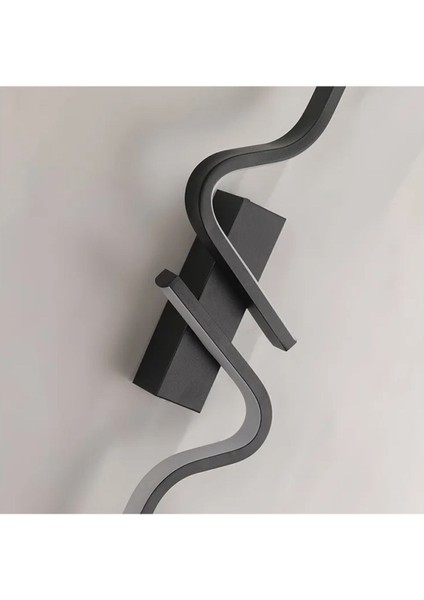 Modern 3 Renk Aplik, 100x24 cm, Antrasit gövde, E27 duy, 3 yıl garanti, metal materyal fiyatları