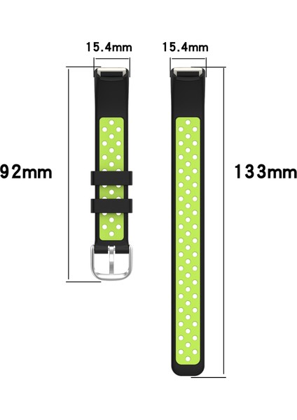 Fit Luxe Silikon Kayış Fitbit Luxe Antrasit Siyah Siyah (Yurt Dışından)