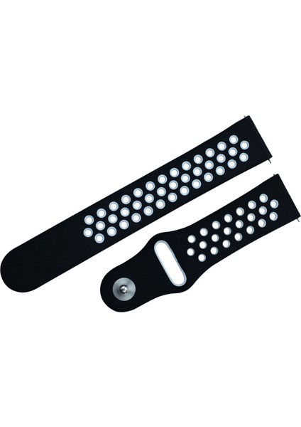 Fit Versa 3 Için Iki Renkli Silikon Kordonlu Saat Siyah Beyaz (Yurt Dışından) fırsatları