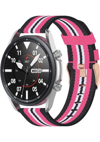 Galaxy Watch 3 41MM Siyah Pembe Için Kayış (Yurt Dışından)