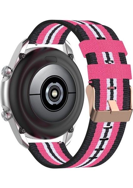 Galaxy Watch 3 41MM Siyah Pembe Için Kayış (Yurt Dışından)