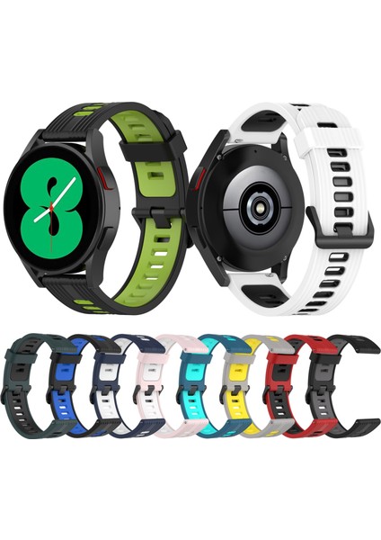 Samsung Galaxy Watch 5 44MM Koyu Gri+Siyah Için Silikon Watch Band (Yurt Dışından) fırsatları