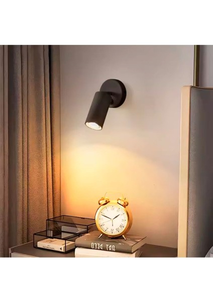 Modern metal ledli spot aydınlatma, duvar için şık ve kullanışlı tasarım