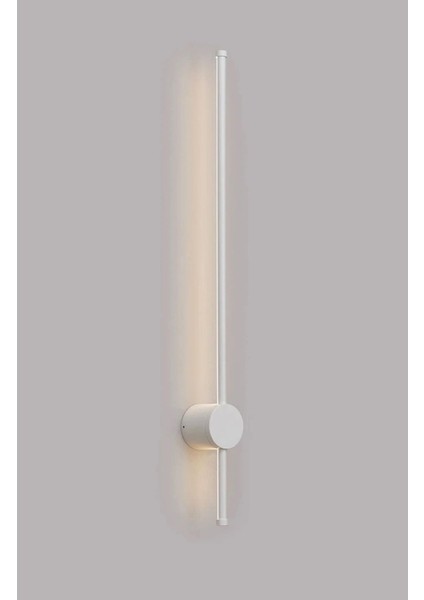 Modern metal duvar aplikı, elektrikli, beyaz gövde, G9 duy tipi, şık tasarım