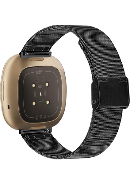 Fit Versa 3 / Sense Siyah Için Metal Saat Kordonu (Yurt Dışından) modelleri