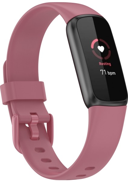 Fit Luxe Silikon Kordonlu Saat Pembe (Yurt Dışından)