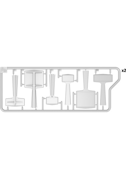 35674 1:35 Fransız Beton Yol Işaretleri 1930-40'LAR. Kuzey ve Doğu indirimleri