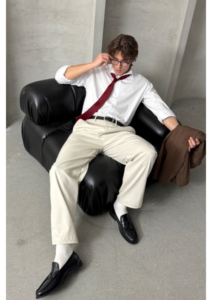 Erkek Oversize Pamuklu Poplin Gömlek indirimleri