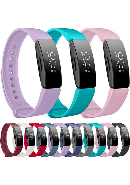 Fit Inspire Hr Siyah Için Çıtçıtlı Kordonlu Saat (Yurt Dışından) modelleri