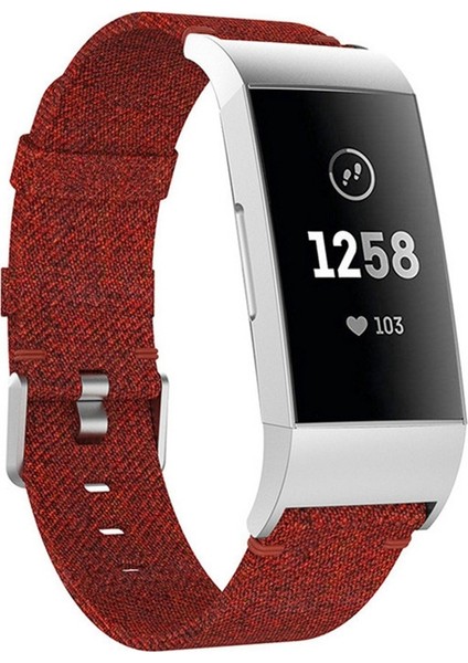 Fit Charge 3 Koyu Kırmızı Için Naylon Saat Kordonu (Yurt Dışından) fırsatları