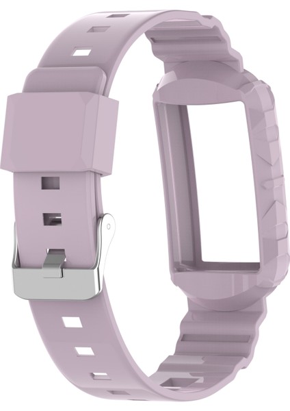 Fitbit Charge 4 Açık Mor Için Silikon Tek Vücut Zırhı Saat Kayışı (Yurt Dışından) fiyatları