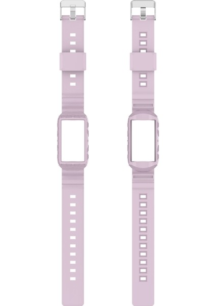 Fitbit Charge 4 Açık Mor Için Silikon Tek Vücut Zırhı Saat Kayışı (Yurt Dışından) fırsatları