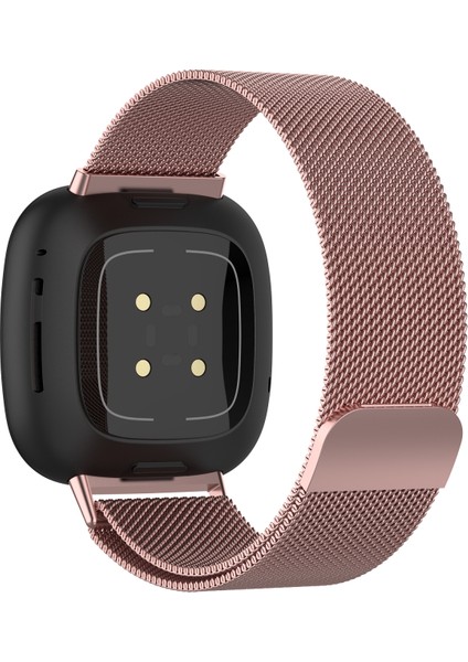 Fitbit Versa 3 / Fitbit Sense Manyetik Milano Saat Kordonu Için, Boyut: Büyük Boy Gül Pembesi (Yurt Dışından) fiyatları