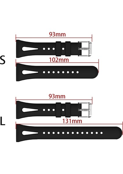Fit Versa 3 / 4 Silikon Saat Bandı Için, Beden: S Açık Mor (Yurt Dışından)