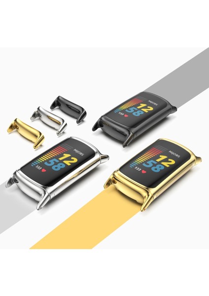 Fitbit Charge5 Beyaz+Gümüş Için Silikon Saat Kordonu (Yurt Dışından) fiyatları