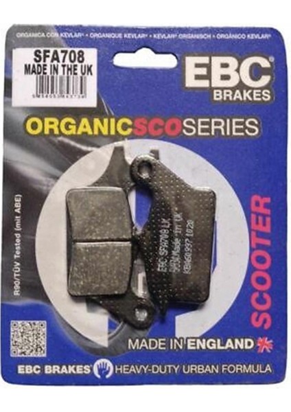 Honda Activa 125 2024 ve Sonrası Ebc Organik Ön Fren Balata