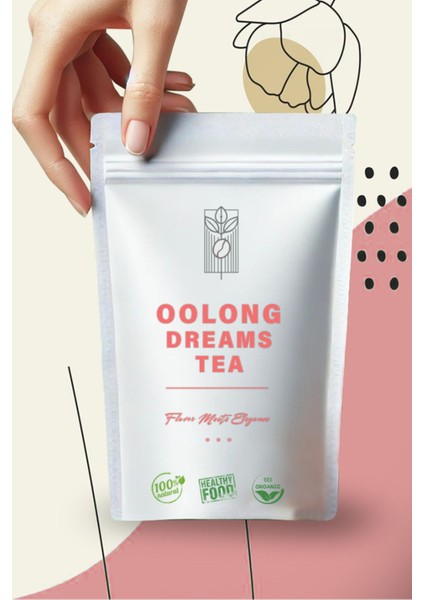Premium Oolong Dreams Tea 50 gr – Gül ve Hibiskuslu Oolong Rüyası Çayı