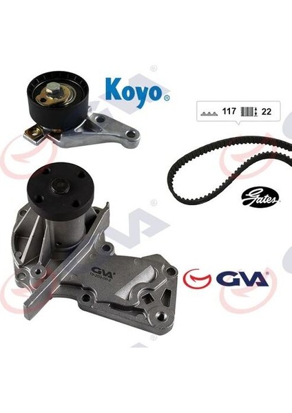 59WPK3715-2 Devirdaimli Eksantrik Gergi Seti (117×220) Ford F