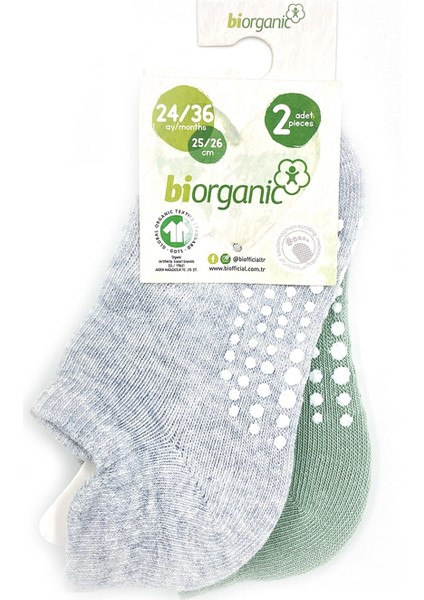 Unisex 2'li Kaymaz Çorap 68487