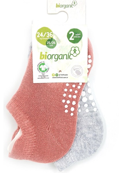 Unisex 2'li Kaymaz Çorap 68487