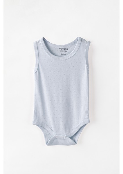 Tiffany Baby %100 Pamuk Nefes Alan Jakarlı Bebek Atlet Badi 0 36 Ay